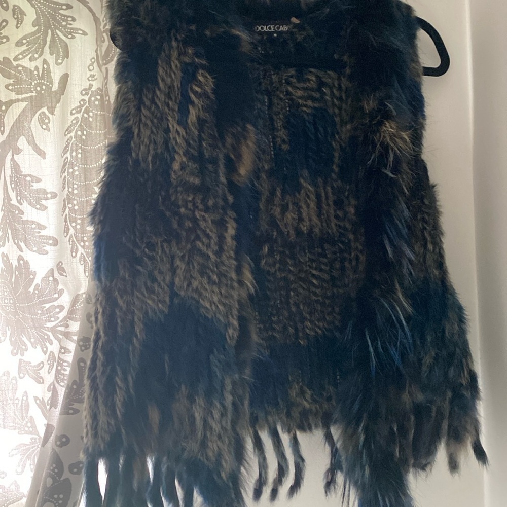 Fun faux fur vest